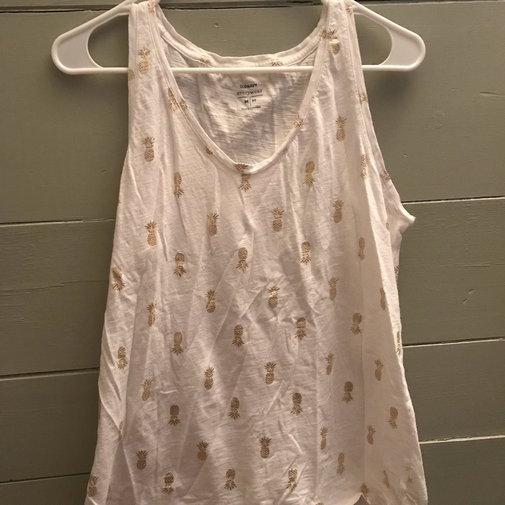 Old navy pineapple tank.